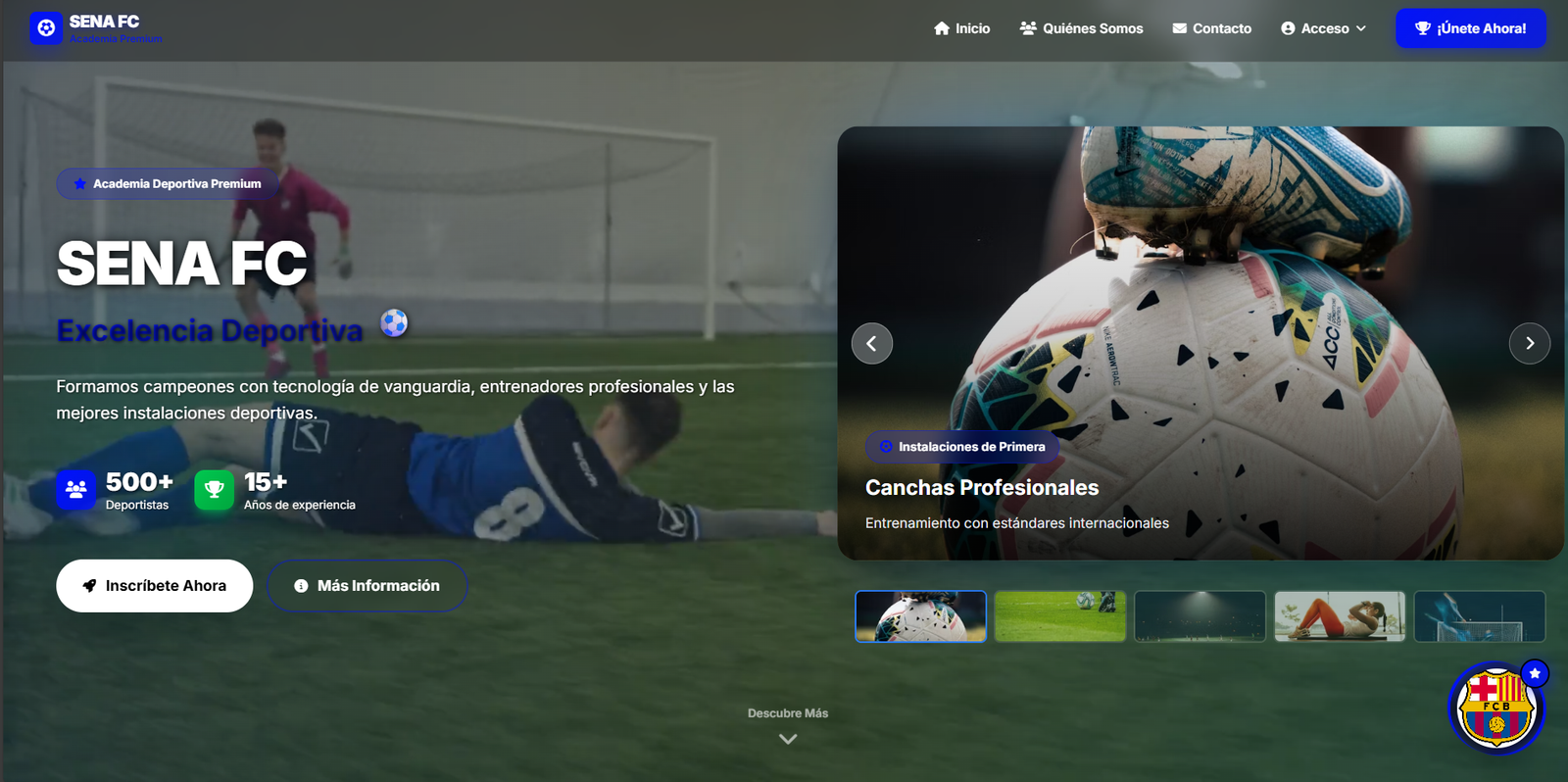 Sistema de Gestión Deportiva